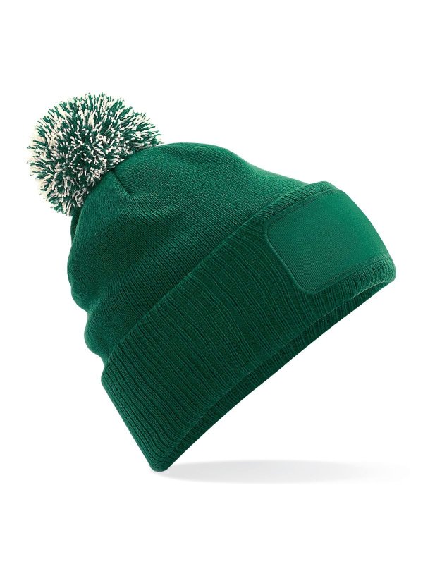 bottle green/off white